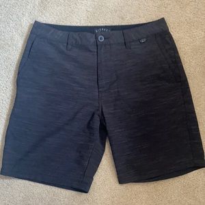 Nitrous black men’s hybrid shorts